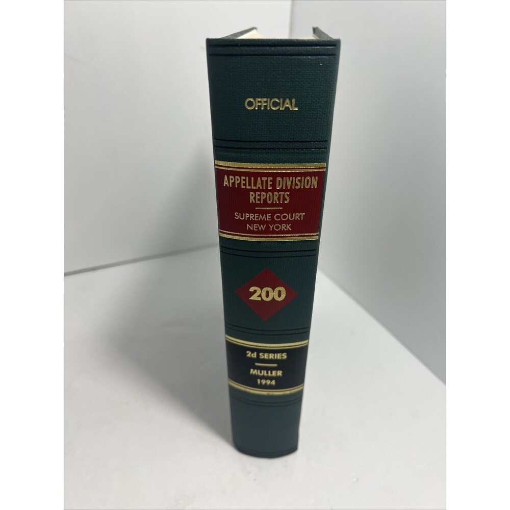 Appellate Division Reports Supreme Court NY 2d Series Muller 1994- 200
